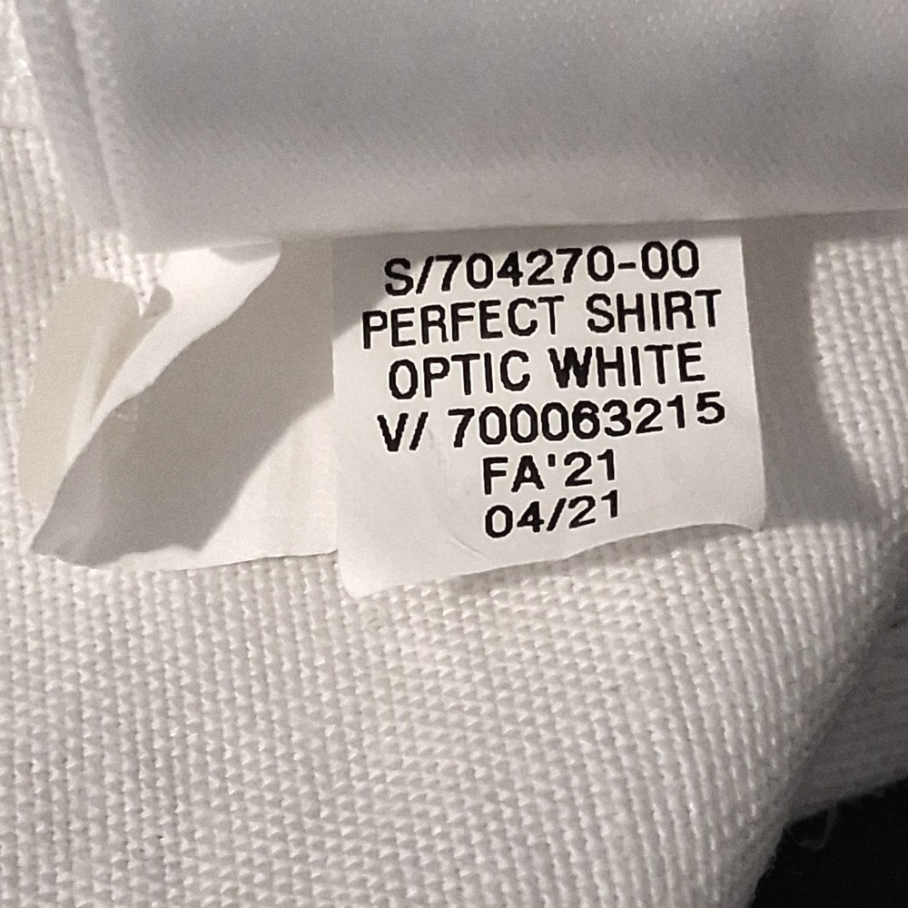 GAP Perfect Shirt M Optic White Button Down Long Sleeve Stretch Womens - Picture 10 of 12